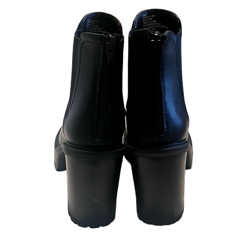 JUSTFAB Rugged Ankle Boot - Black - Picture 7 of 9